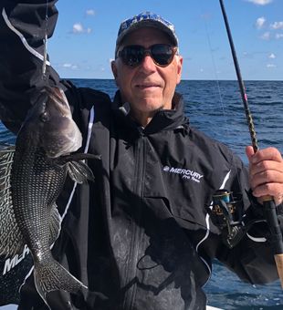 5-lb sea bass from Long Island Fishing